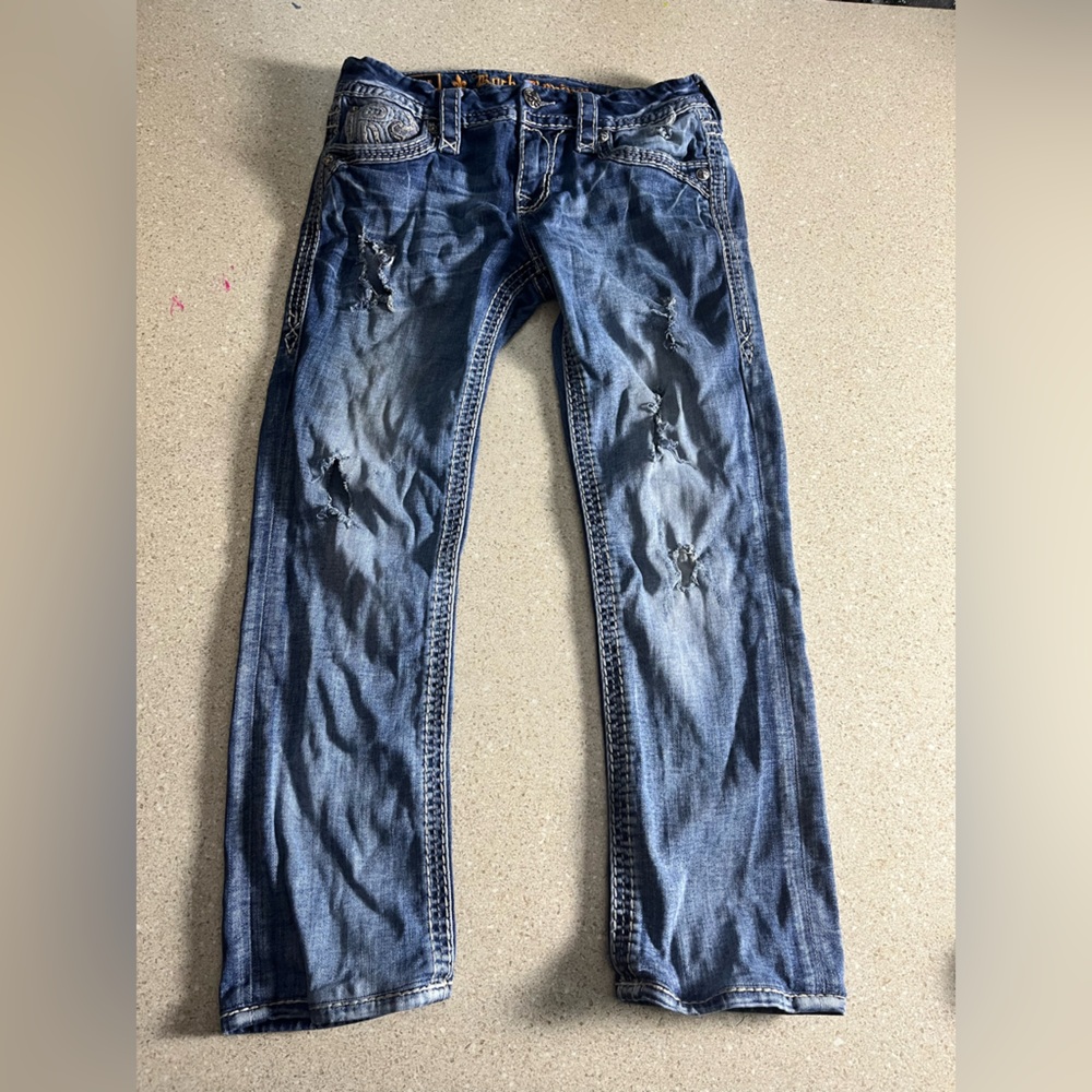 Rock Revival size 26 Sukey Easy Straight Capri